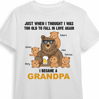 Personalized Dad Grandpa Bear T Shirt MY71 31O34 thumb 1