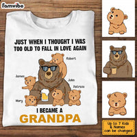 Personalized Dad Grandpa Bear T Shirt MY71 31O34 thumb 1