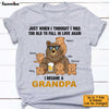 Personalized Dad Grandpa Bear T Shirt MY71 31O34 1