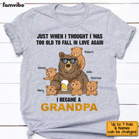 Personalized Dad Grandpa Bear T Shirt MY71 31O34 thumb 1