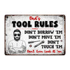 Personalized Dad Garage Metal Sign MY65 30O53 1