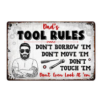 Personalized Dad Garage Metal Sign MY65 30O53 thumb 1