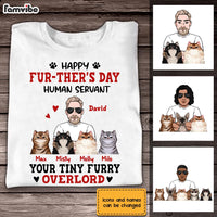 Personalized Cat Dad T Shirt MY111 32O28 thumb 1