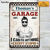 Personalized Dad Garage Metal Sign MY111 31O47 1