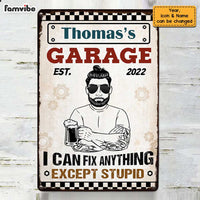 Personalized Dad Garage Metal Sign MY111 31O47 thumb 1
