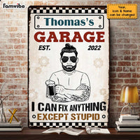 Personalized Dad Garage Metal Sign MY111 31O47 thumb 1