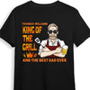 Personalized Dad King Of The Grill BBQ T Shirt MY92 32O28 1