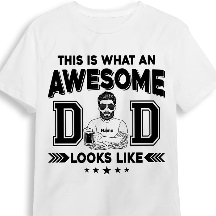 Personalized Dad Grandpa T Shirt MY73 30O53 1