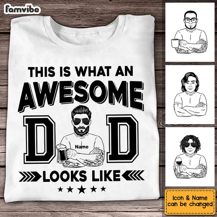Personalized Dad Grandpa T Shirt MY73 30O53 1