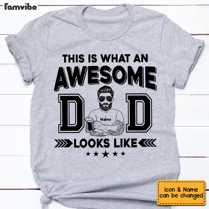 Personalized Dad Grandpa T Shirt MY73 30O53 1