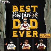 Personalized BBQ Flipping Dad T Shirt MY101 85O53 thumb 1