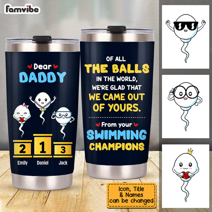 Personalized Dad Funny Steel Tumbler MY101 31O53 1