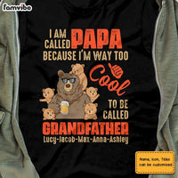 Personalized Dad Grandpa Bear T Shirt MY101 32O28 thumb 1