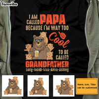 Personalized Dad Grandpa Bear T Shirt MY101 32O28 thumb 1
