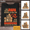 Personalized Dad Grandpa Bear T Shirt MY101 32O28 1