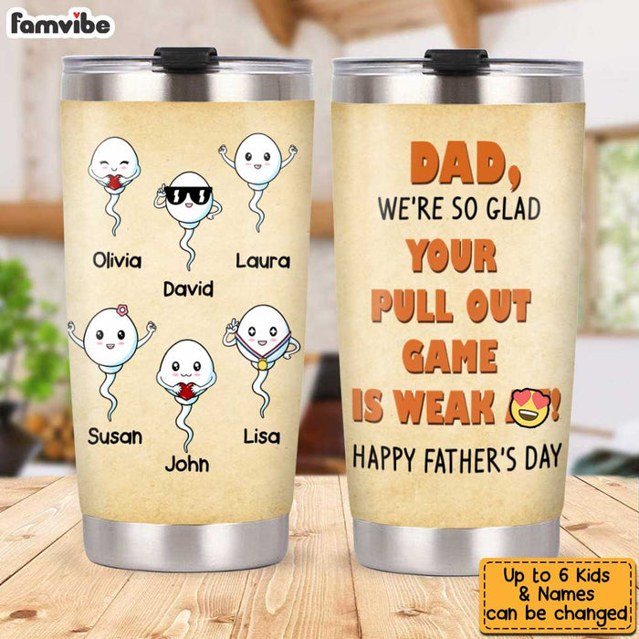 Personalized Dad Grandpa Funny Steel Tumbler MY102 32O34 1