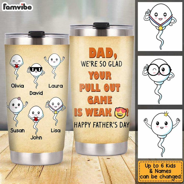Personalized Dad Grandpa Funny Steel Tumbler MY102 32O34 1