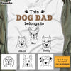 Personalized Dog Dad T Shirt MY131 30O28 thumb 1