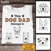 Personalized Dog Dad T Shirt MY131 30O28 thumb 1