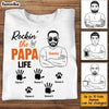 Personalized Dad Grandpa Rocking T Shirt MY92 30O34 1