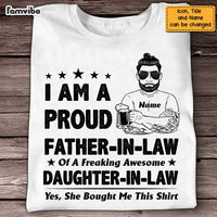Personalized Father-In-Law T Shirt MY161 32O47 thumb 1