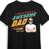 Personalized Dad Grandpa T Shirt MY162 23O28 1