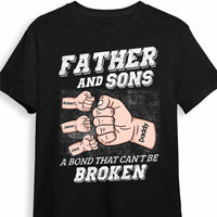 Personalized Dad Bond Cant Be Broken T Shirt MY111 85O34 thumb 1