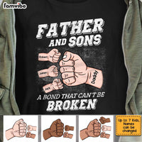 Personalized Dad Bond Cant Be Broken T Shirt MY111 85O34 thumb 1