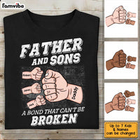 Personalized Dad Bond Cant Be Broken T Shirt MY111 85O34 thumb 1