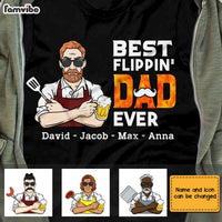 Personalized BBQ Flipping Dad T Shirt MY121 85O28 thumb 1