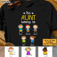 Personalized Aunt Mom Grandma Belongs To T Shirt MY104 30O34 thumb 1