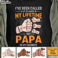 Personalized Dad Papa Is My Favorite T Shirt MY131 32O34 thumb 1