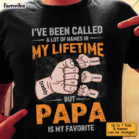 Personalized Dad Papa Is My Favorite T Shirt MY131 32O34 thumb 1