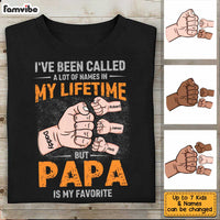 Personalized Dad Papa Is My Favorite T Shirt MY131 32O34 thumb 1