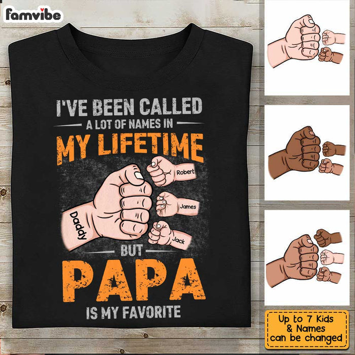 Personalized Dad Papa Is My Favorite T Shirt MY131 32O34 1