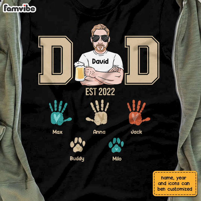 Personalized Dad Grandpa T Shirt MY161 31O28 1