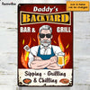 Personalized BBQ Grill Dad Outdoor Metal Sign MY134 30O47 1