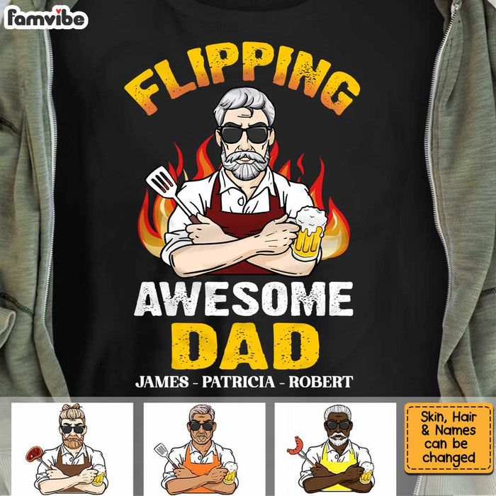 Personalized Dad BBQ Grill T Shirt MY121 30O34 1