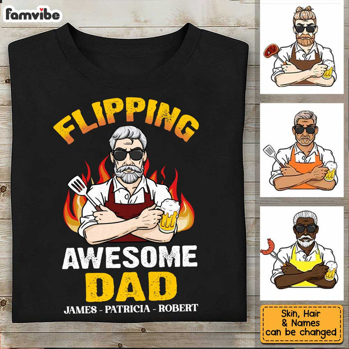 Personalized Dad BBQ Grill T Shirt MY121 30O34 1