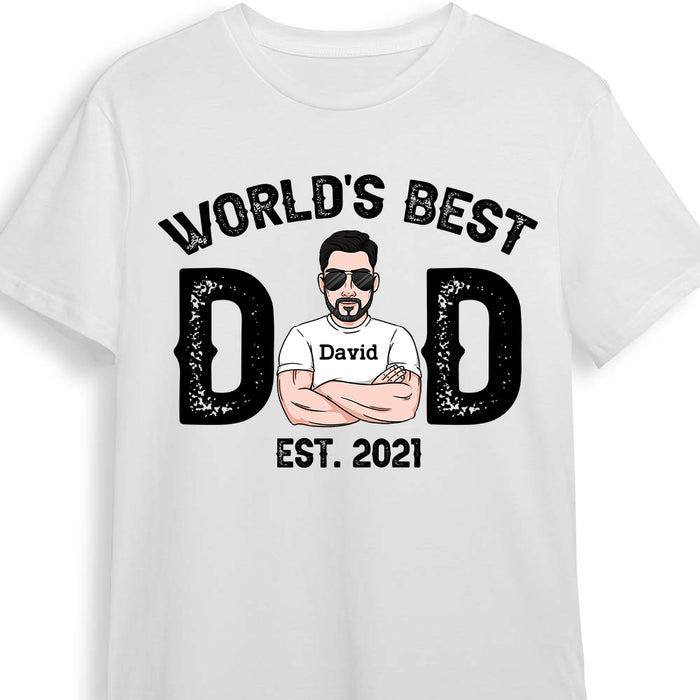 Personalized Dad Grandpa T Shirt MY132 23O28 1