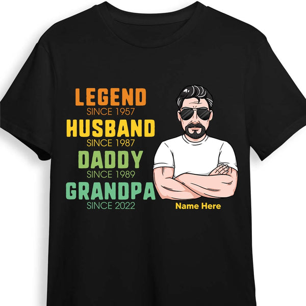 Personalized Grandpa Fishing T Shirt MY183 31O53 - Famvibe