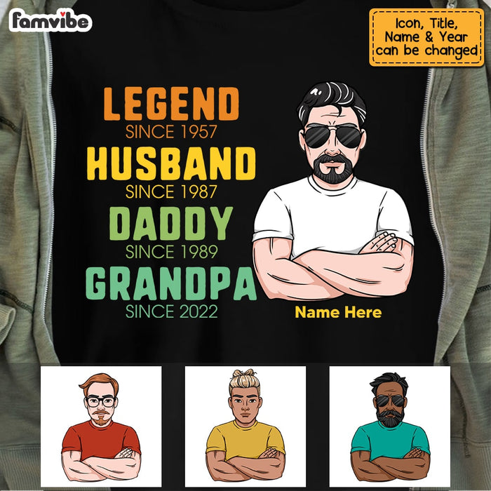 Personalized Grandpa T Shirt MY133 30O53 1