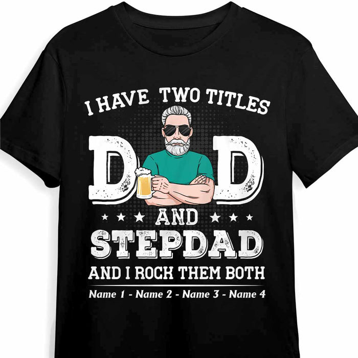 Personalized Step Dad T Shirt MY182 85O47 1