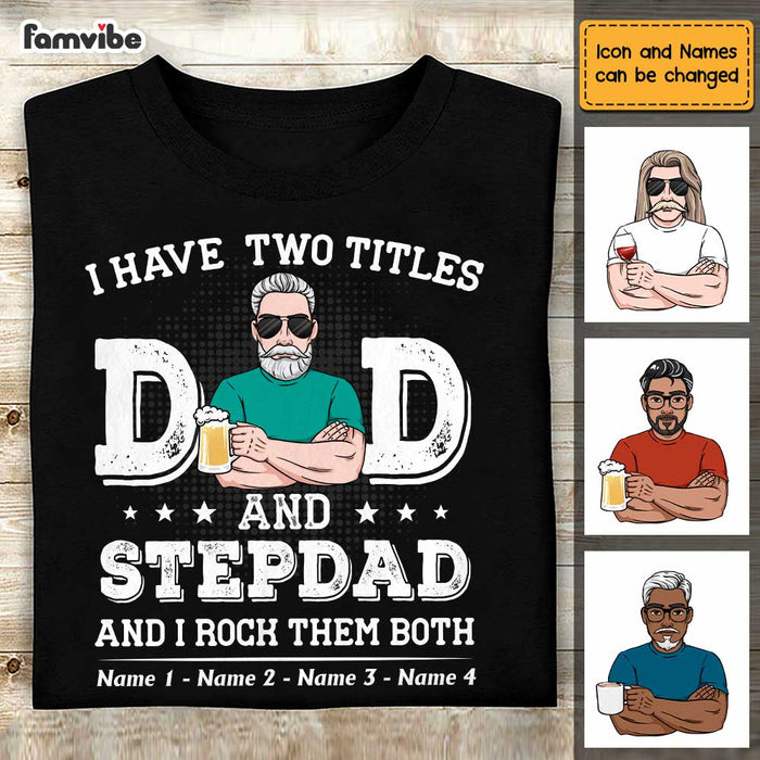 Personalized Step Dad T Shirt MY182 85O47 1