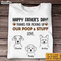 Personalized Dog Dad T Shirt MY171 31O53 thumb 1