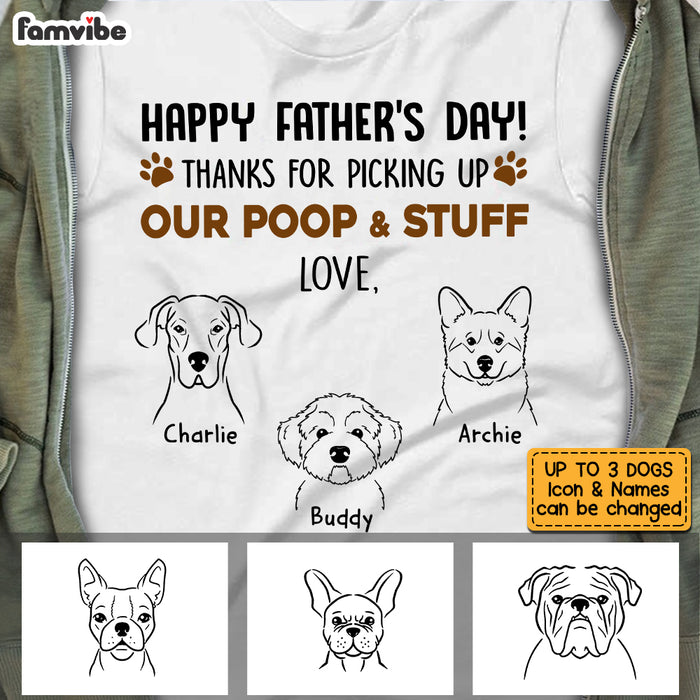 Personalized Dog Dad T Shirt MY171 31O53 1