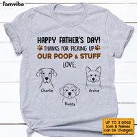Personalized Dog Dad T Shirt MY171 31O53 thumb 1
