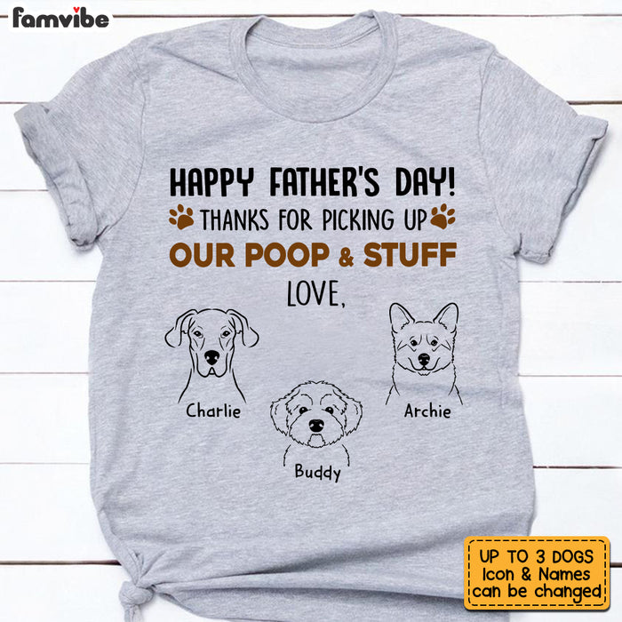 Personalized Dog Dad T Shirt MY171 31O53 1