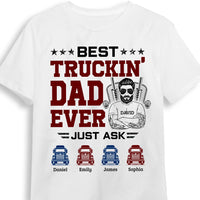 Personalized Dad Trucker T Shirt MY163 32O53 thumb 1