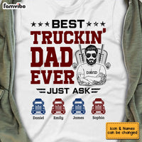 Personalized Dad Trucker T Shirt MY163 32O53 thumb 1